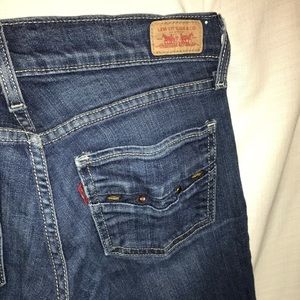 Levi Strauss super low size 5 beaded